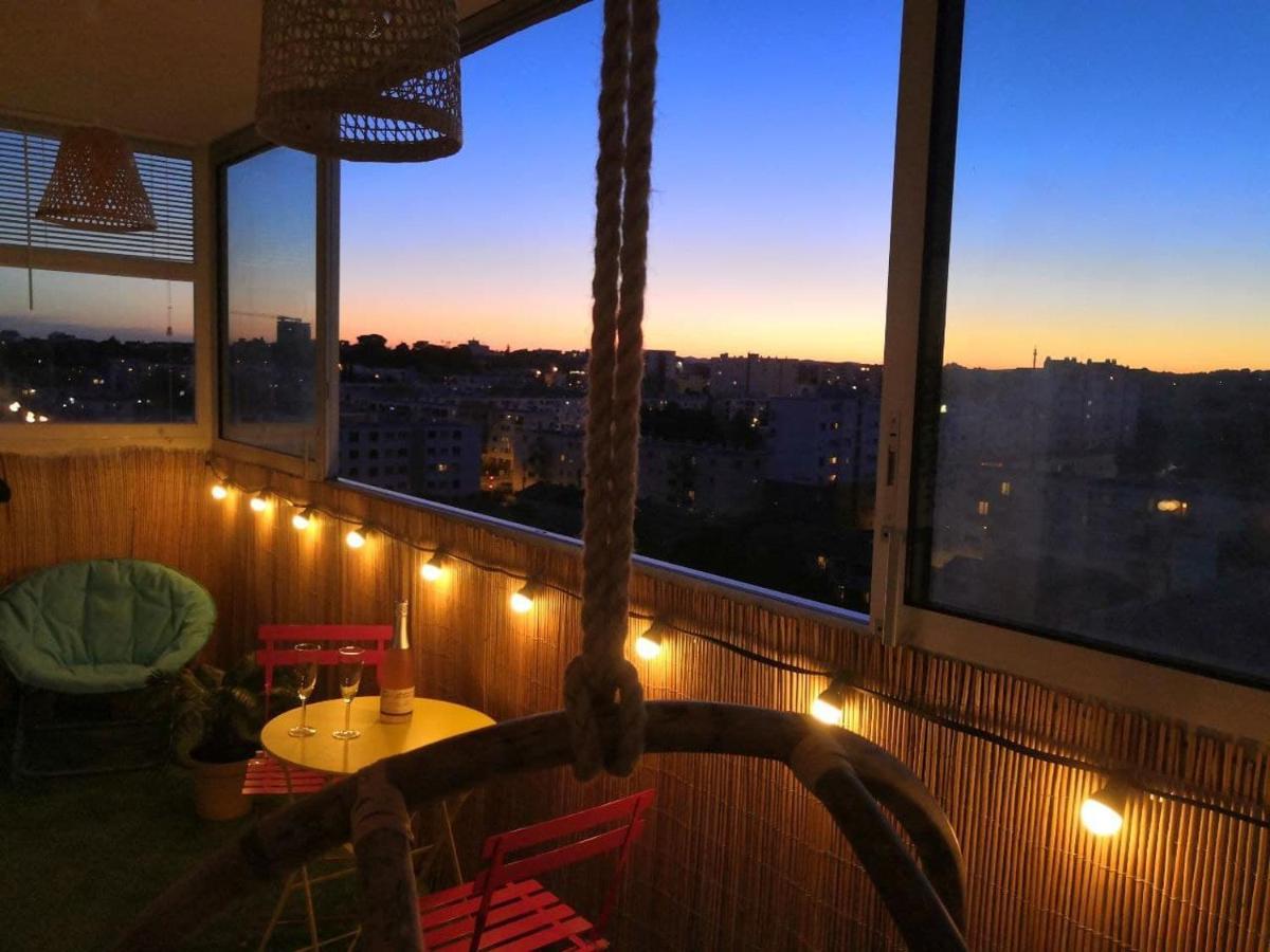 Smile Home-Nid Panoramique Vue Wow ! Spadeco - Loungezen - Terrasse Ensoleillee - Arrivee Autonome - Netflix - Emplacement Ideal - Lumineux - Renove A Neuf - Wifi Fibre - Montpellier Kültér fotó