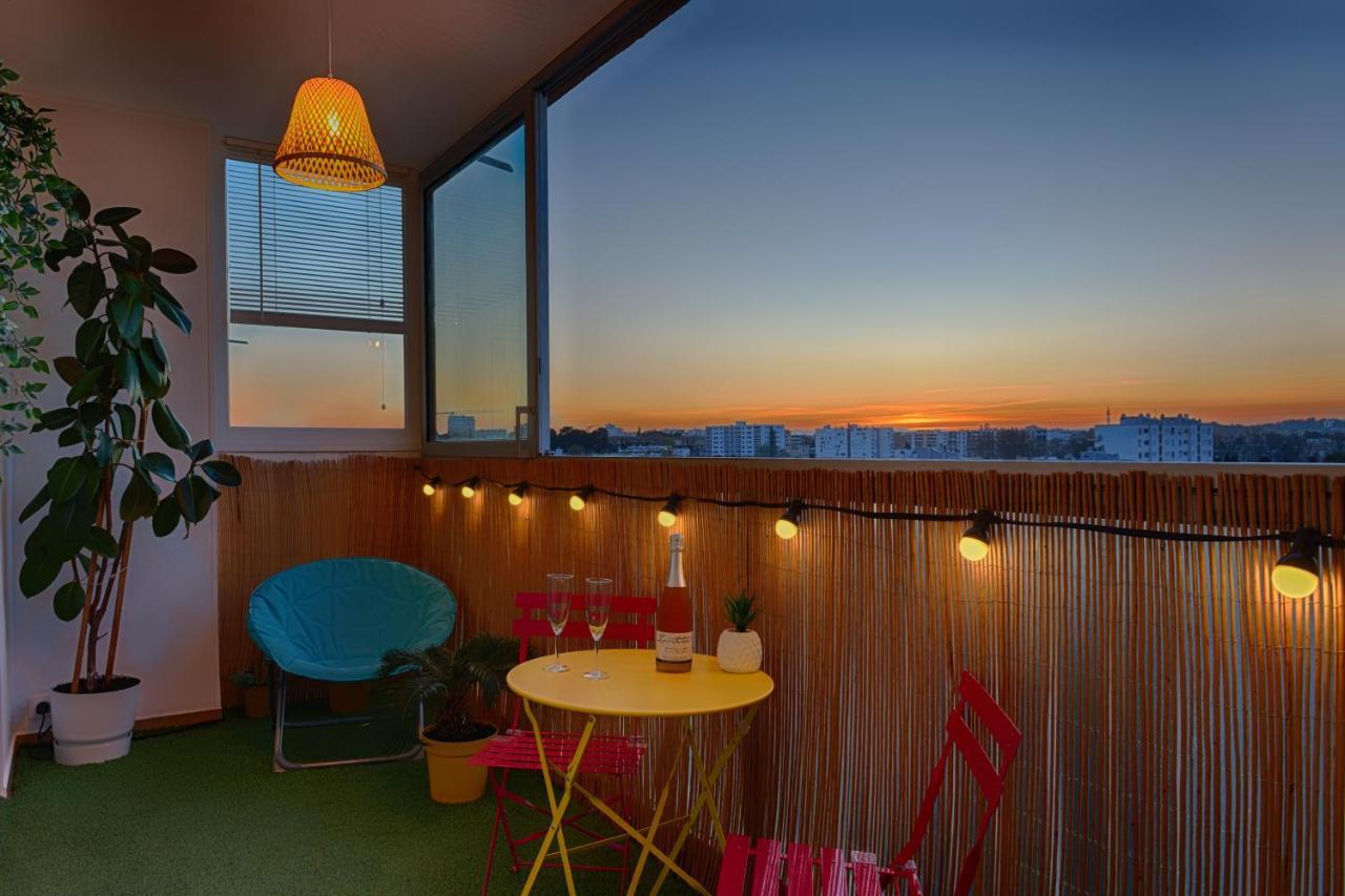 Smile Home-Nid Panoramique Vue Wow ! Spadeco - Loungezen - Terrasse Ensoleillee - Arrivee Autonome - Netflix - Emplacement Ideal - Lumineux - Renove A Neuf - Wifi Fibre - Montpellier Kültér fotó